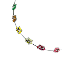 YOUYA DENTAL Appareils orthodontiques colorés (1 paire) avec fils et supports