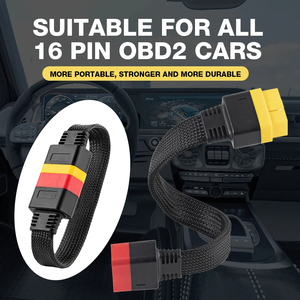 Cable de Extensión OBD2 de 16 Pines Macho a Hembra de 36 cm, Herramienta para Thinkdiag Ediag - Product Image 6