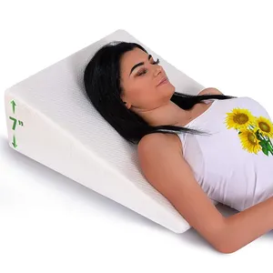 最优惠价格楔形枕头新设计睡眠楔形枕头可洗枕套楔形枕头