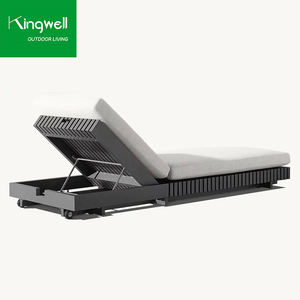 Chaises longues modernes en <span class=keywords><strong>aluminium</strong></span> pour <span class=keywords><strong>piscine</strong></span> et plage, durables, imperméables, résistantes aux UV, portables, antirouille, pour extérieur - Product Image 3