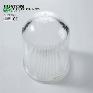 FELIX Explosion-Proof Transparent Eco-Friendly Dome Lamp Shade Modern Machine Pressed Glass <b>Light</b> <b>Covers</b> Decorative Lighting - Product Image 4
