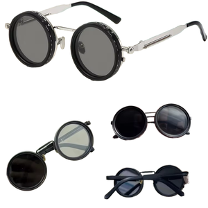 <span class=keywords><strong>Gafas</strong></span> <span class=keywords><strong>de</strong></span> Sol Punk Shady Rays UV400, Hechas a Mano, <span class=keywords><strong>Polarizadas</strong></span>, con Degradado, Tinte Ajustable, Atenuación, Aluminio y Magnesio, para Buceo y Pesca al Aire Libre - Product Image 2