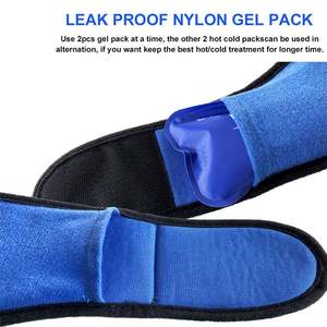 Paquete de Gel Frío Instantáneo Reutilizable con Certificación ISO13485 para Dientes del Sabio, Mandíbula, Cabeza y Barbilla, 4 Prácticos Paquetes de Terapia de PVC - Product Image 6