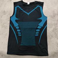 Débardeur Homme Sans Manches Séchage Rapide pour Course, Musculation, Gym, Entraînement Athlétique, Gilet de Sport Sculptant