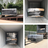 Clôture en acier galvanisé à assembler, rail renforcé, enclos de jardin, résistant au vent, imperméable, personnalisable, directement de l'usine, ISO 9001