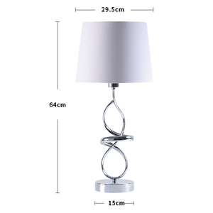 Lampe <span class=keywords><strong>de</strong></span> bureau classique en métal et argent, style hôtel européen, <span class=keywords><strong>de</strong></span> haute qualité, lampe <span class=keywords><strong>de</strong></span> chevet chaude, lampe <span class=keywords><strong>de</strong></span> bureau - Product Image 5