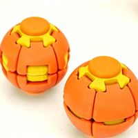 Juguete Antiestrés Luminoso en Forma de Rábano, Estilo TikTok, Bola Giratoria, Colorido, Ideal para Promociones