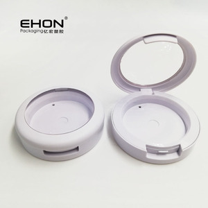 Blush Powder <b>Compact</b> Case with ABS Mirror Shape Custom Color Logo Outer Design Original Material Free Sample Available <b>Makeup</b> - Product Image 1