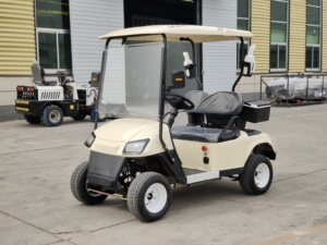 Voiturettes de golf électriques 2 places moins chères prix bon marché voiture buggy à vendre chariot de golf électrique chinois Club quatre fermé - Product Image 5