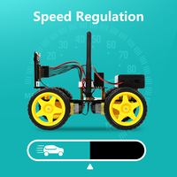 Kit de Robótica Educativa STEM con Tutorial para Adultos y Niños, Juguete de Programación y Codificación DIY, Coche Robótico Inteligente 4WD para Principiantes con Arduino