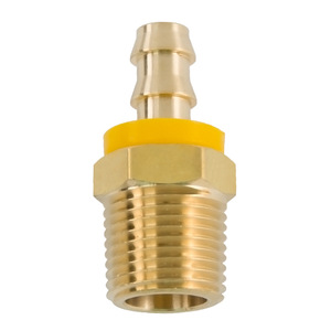 Xiangjia Machinery Male <b>Adapter</b> Nptf Threaded Brass Push On For Automation Connectors - Product Image 2