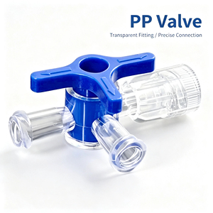 Flexible Transparent Barb Control High Temperature Plastic Acid-proof On-off Fittings for Laboratory Water Flow Regulation - Product Image 5