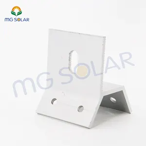 Supporto PV in lega di alluminio morsetto solare staffa morsetto in piedi sul tetto trapezoidale in metallo