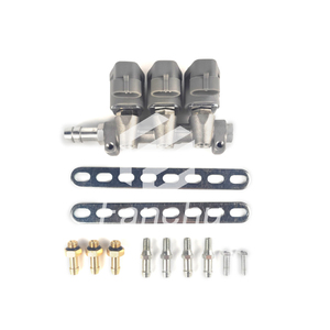 Tự động xe kép nhiên liệu chuyển đổi Kit LPG/cng phun đường sắt 3 xi lanh ngv 3 ohm grey phổ biến tốc độ cao nhiên liệu phun đường sắt 2 Ohm - Product Image 3