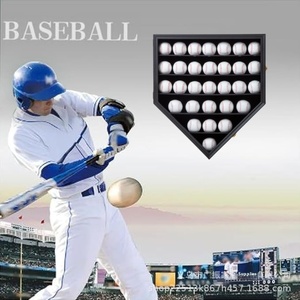 Gỗ Rắn Thân Thiện Với Môi Bóng Chày Lưu Trữ Giá UV In Người Ngoài Hành Tinh Hiển Thị Khung Cho Bộ Sưu Tập Tiền Cũ Phong Cách 30 Hộp Treo - Product Image 4