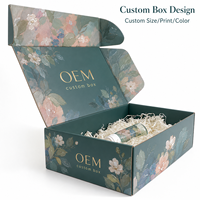 Boîtes en carton ondulé écologiques imprimées sur mesure avec dorure à chaud pour vernis à ongles, huiles, faux cils et emballages de beauté