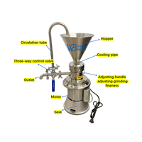 Moulin colloïdal en acier inoxydable à prix d'usine pour beurre de cacahuète, pâte de sésame, confiture de fruits