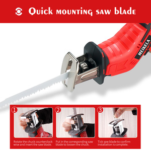 <span class=keywords><strong>Scie</strong></span> sauteuse sans fil au lithium haute puissance MeiKeLa, <span class=keywords><strong>scie</strong></span> alternative électrique, lames de coupe pour bois, métal, tube PVC, <span class=keywords><strong>mini</strong></span> électrique portatif - Product Image 6