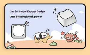 ชุด142 DIY สำหรับแป้นพิมพ์เชิงกลลายน่ารัก <span class=keywords><strong>Akko</strong></span> คีย์ MOA โปรไฟล์ PBT Dye-Sub - Product Image 5