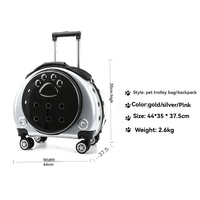 OEM Vente en gros Logo personnalisé Durable étui en plastique pour animaux de compagnie à fermeture éclair Pet Carrier Solid Pattern Pet Case pour chien chat Voyage et stockage