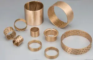 Flange Bronze Bushing Sleeve CuSn8 Phosphor Bronze Bushing Wrapped Bronze Bearing