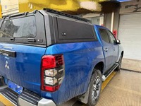 Auvent de camionnette en alliage d'aluminium pour Mitsubishi Triton L200 2019-2026 Double Cabine, étanche, verrouillable, installation sans perçage