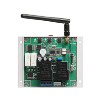 KONST 38V 2CH 30A 433M Contrôleur de moteur de rideau en métal intelligent Commutateur de télécommande de rotation arrière/avant pour garage coulissant