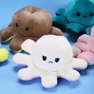 Phong Cách Mới Nhà Máy Trực Tiếp Lật Bạch Tuộc 25 Cm Lật Màu Sắc Khác Nhau Cho Các Biểu Thức Khác Nhau Đồ Chơi Sang Trọng Biển Nhuyễn thể Bé Đồ Chơi - Product Image 5