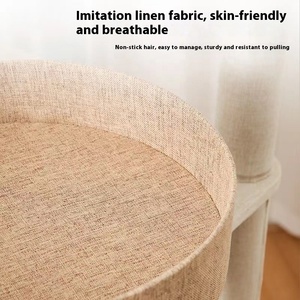 Kualitas tinggi lucu kucing putih pohon rumah menggaruk tiang rami kucing Chipboard memanjat bingkai perlengkapan untuk hiburan kucing - Product Image 3