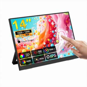 <span class=keywords><strong>Monitor</strong></span> Portátil IPS Táctil de 14 Pulgadas, 1920x1200, 60Hz, USB-C, FHD, 16:10, Pantalla Externa para Laptops/Macs/Juegos/Oficina - Product Image 1