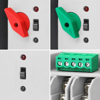 Interruptor de Transferencia Automática Trifásico de Doble Alimentación ATS 2P/3P/4P, Montaje en Riel DIN, Cambio Manual/Automático para Generador Solar Fotovoltaico