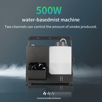 Machine à brouillard d'eau AICPOSE 500W télécommandée pour mariages et fêtes, mini machine à fumée à base d'eau