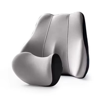 Ensemble appui-tête et soutien lombaire en mousse à mémoire de forme : Soulagement ergonomique des douleurs cervicales/dorsales, réduction de la pression, housse lavable