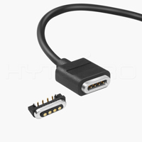 Cable de Conexión Magnético HYTEPRO M589 de 4 Pines con Diseño de Extremo Abierto para Dispositivos Industriales de IoT y Conexión de Alimentación Portátil