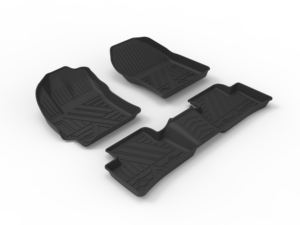 Tapis de sol de voiture 3D TPE imperméable et antidérapant, ensemble complet 3 pièces, compatible avec les modèles 2021-2022 pour Cross - Vente Flash - Product Image 2
