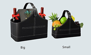 Cesta de Almacenamiento Organizadora de Regalos de Cuero Monocromática, Venta al Por Mayor, Personalizable - Product Image 4