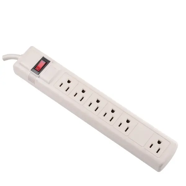 power strip with transformer space reset power switch abs flame retardant power strip with 3ft/6ft cord