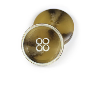 Botón de resina gigante Saint Button de 15mm-28mm, redondo, mate, ecológico, con 4 agujeros, para traje, abrigo, gabardina, con logotipo personalizado. - Product Image 4
