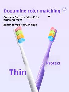 Portaspazzolini in Lana Morbida per Adulti, Base Lunga per Coppie, Supporto per Bagno, Organizzatore Dentale - Product Image 3