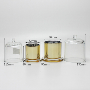 Оптовая продажа ароматическая свеча в форме колокола со стеклянной крышкой - Product Image 4