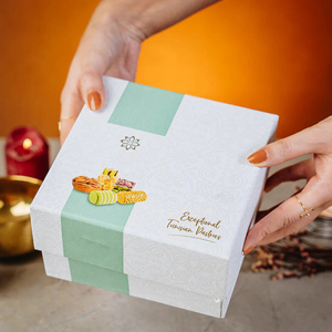 Luxury Eid Ramadan Mubarak Baklava Packaging Custom Gold Stamping Gift Box for Arabic Sweets Pistachio Pastry Packaging - Product Image 5