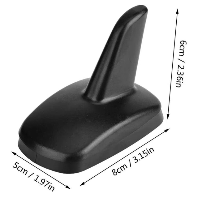 Wholesale Car Antenna Car Black Shark Fin Roof Antenna Decoration Radio AM FM Antenna Aerial