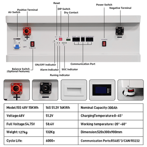 BetterESS 15KWh Solar Battery Pack 48V 51.2V 300Ah Grade a Lifepo4 Home Energy Storage System <strong>10</strong> Year Warranty - Product Image 4
