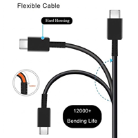 Kabel USB A ke USB C Tahan Lama Anti Tekuk Inti Tembaga Berlapis Timah Pengisian Cepat untuk Smartphone Grosir Kustomisasi Massal
