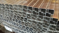 Fournisseur direct d'usine de profilés en aluminium anodisé pour fenêtres et portes, sections architecturales en aluminium