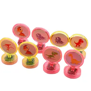 Fabriek Plastic Personaliseer Zegel Stempel Speelgoed Zelfinking Stempel Cartoon Kinderen Speelgoed Stempel