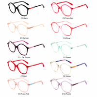 Montures de lunettes géométriques carrées surdimensionnées en acétate transparent pour enfants, lunettes optiques pour garçons et filles