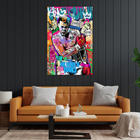 Nouveau cadeau de noël Pop Art mur photos et toile peinture pour la décoration de la maison salon décoration