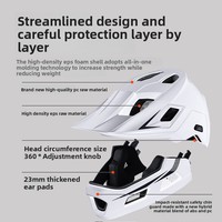 Nouveau casque de sécurité intégral pour enfants certifié PC+EPS, toutes saisons, équipement de protection double sport pour vélo d'équilibre et vélo