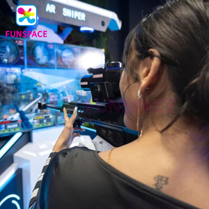 Usine Funspace de Guangzhou, vente <span class=keywords><strong>en</strong></span> gros de machine d'arcade, simulateur de <span class=keywords><strong>jeu</strong></span> de tir à l'arme à jetons interactif à 4 joueurs - Product Image 6